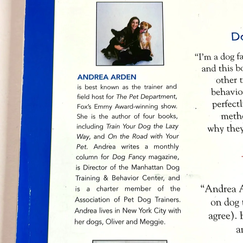 Dog-Friendly, Dog Training Book